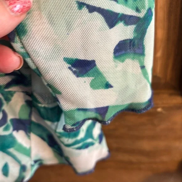 NWOT Attitudes by Renee Como sheer stretch coverup L - Picture 5 of 7